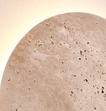 Sana Wall Sconce in Natural Travertine with Integrated LED