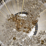 Tidal Art Glass Pendant Chandelier – Modern Cascading LED Light