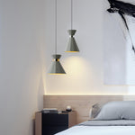 Sash Cement Pendant Light with Gold Accents