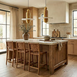 Saturn Alabaster Pendant Light – Sculptural Brass LED Chandelier