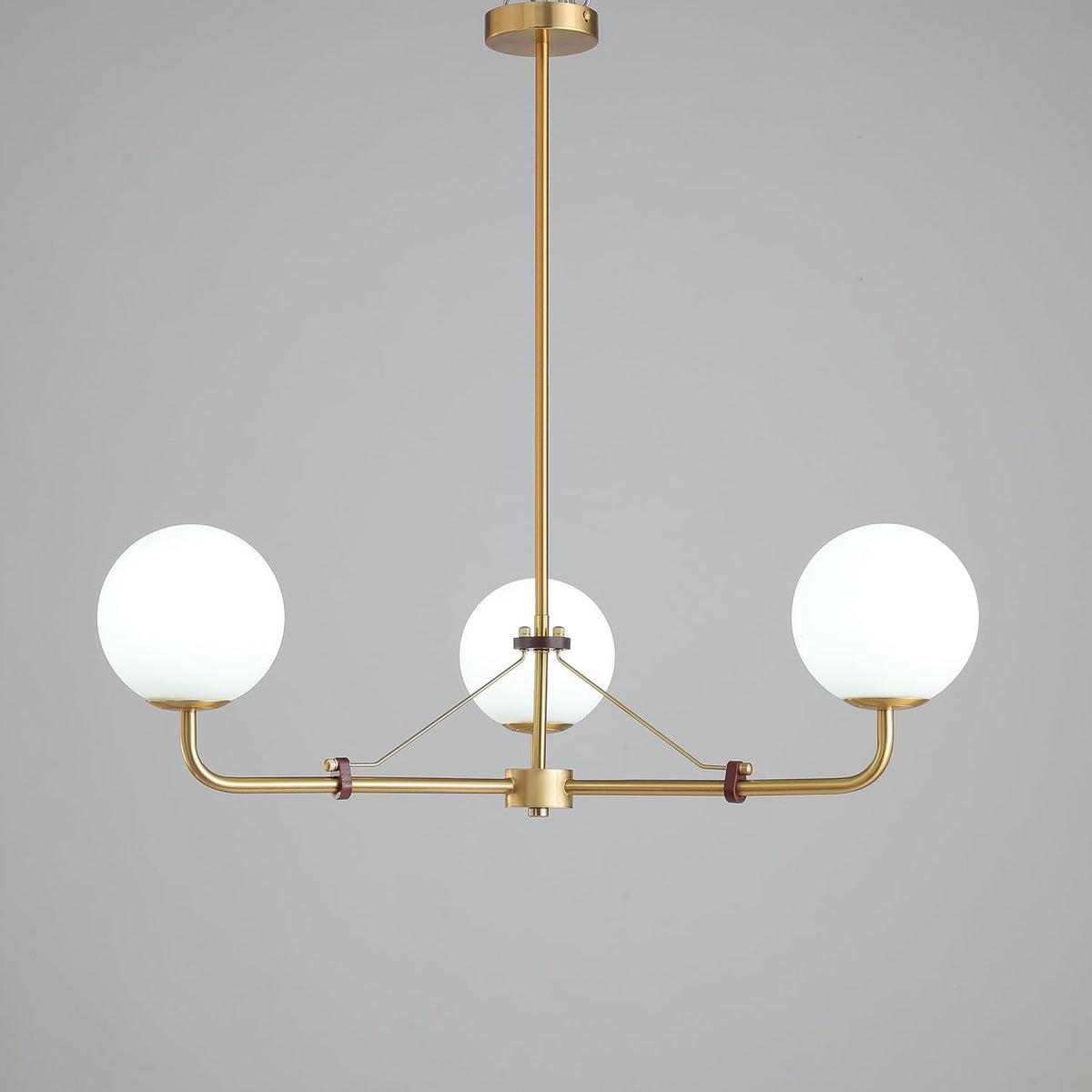 Savanna Chandelier – Modern Glass Globe Pendant Light for Dining Room and Living Room