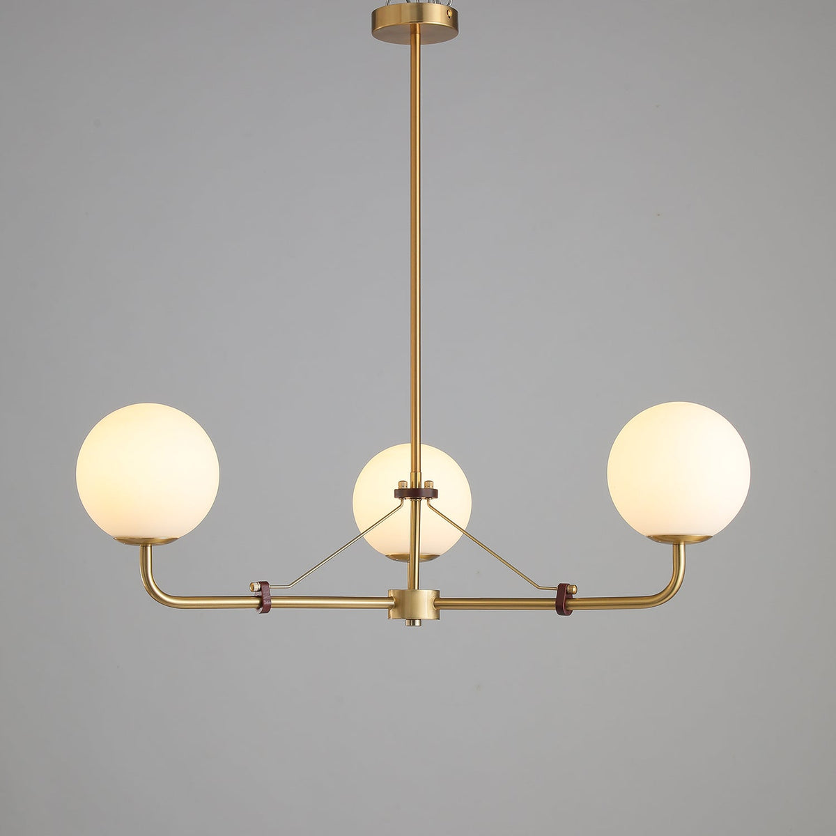 Savanna Chandelier – Modern Glass Globe Pendant Light for Dining Room and Living Room