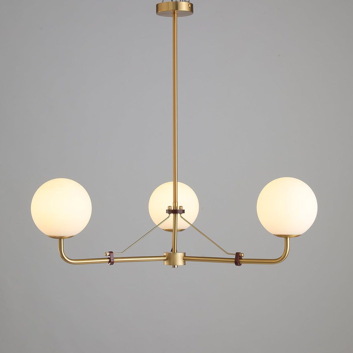 Savanna Chandelier – Modern Glass Globe Pendant Light for Dining Room and Living Room