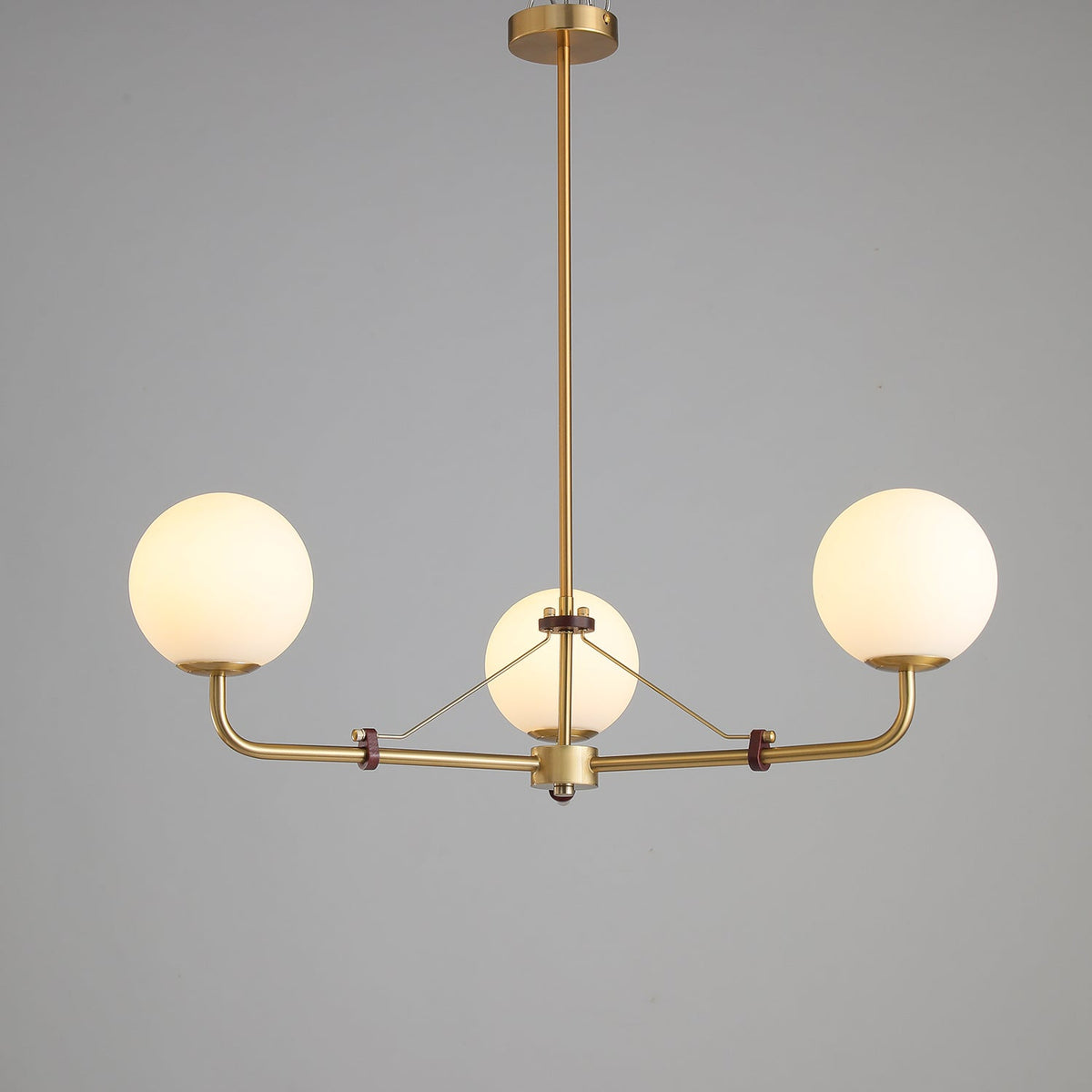 Savanna Chandelier – Modern Glass Globe Pendant Light for Dining Room and Living Room