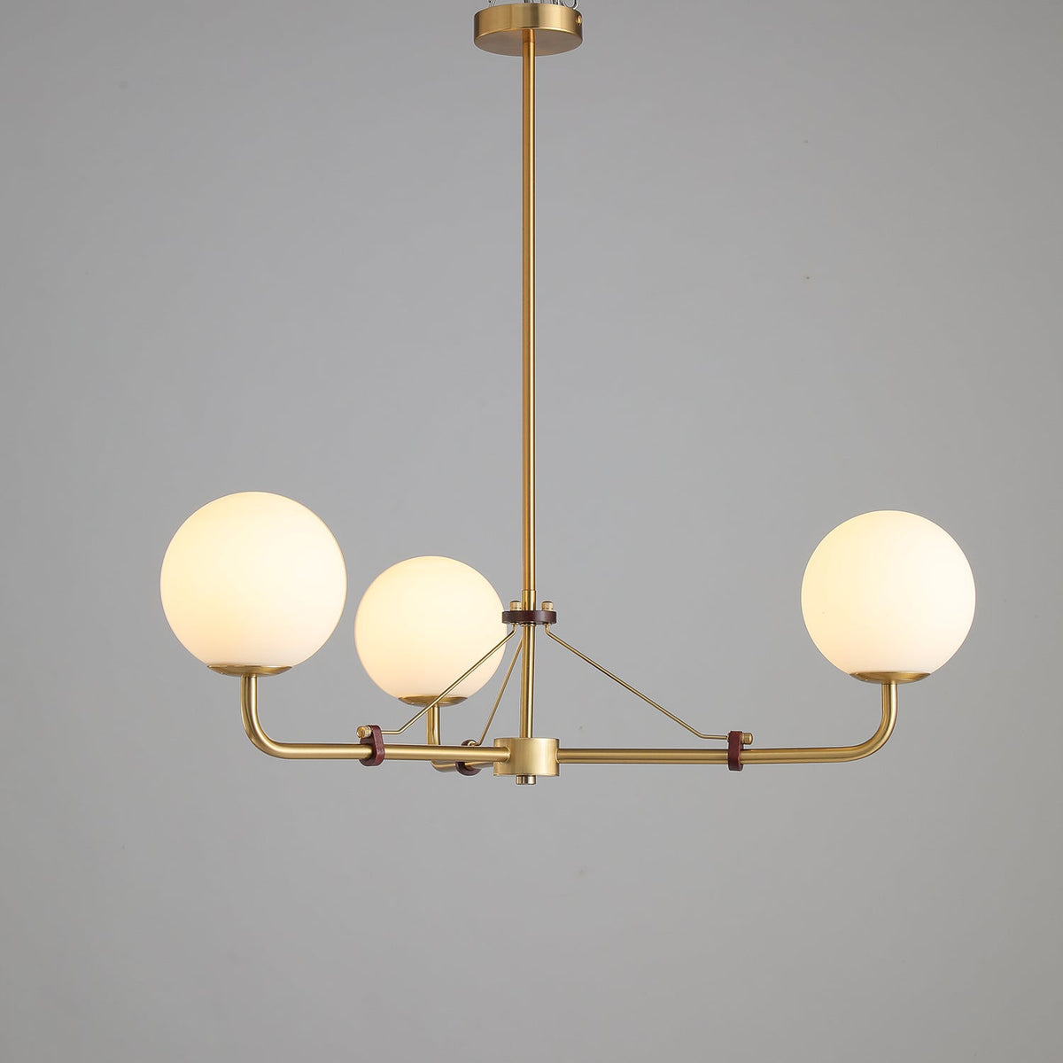 Savanna Chandelier – Modern Glass Globe Pendant Light for Dining Room and Living Room