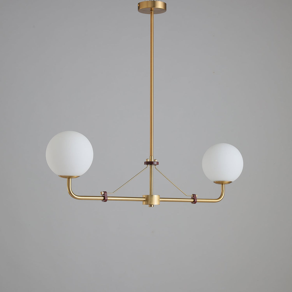 Savanna Chandelier – Modern Glass Globe Pendant Light for Dining Room and Living Room