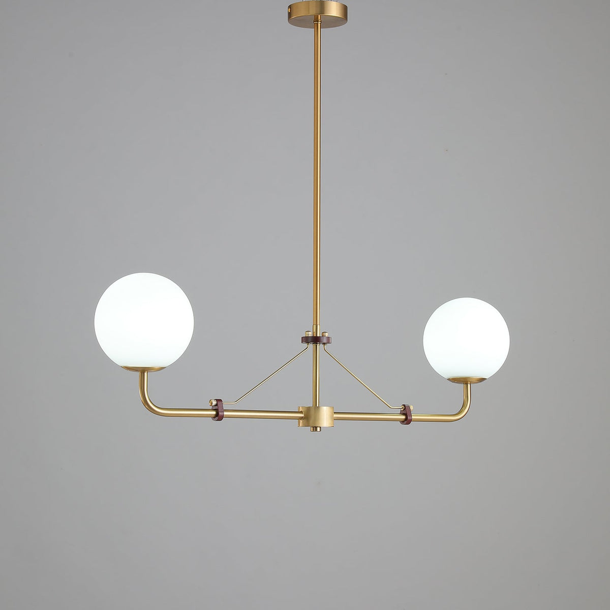 Savanna Chandelier – Modern Glass Globe Pendant Light for Dining Room and Living Room