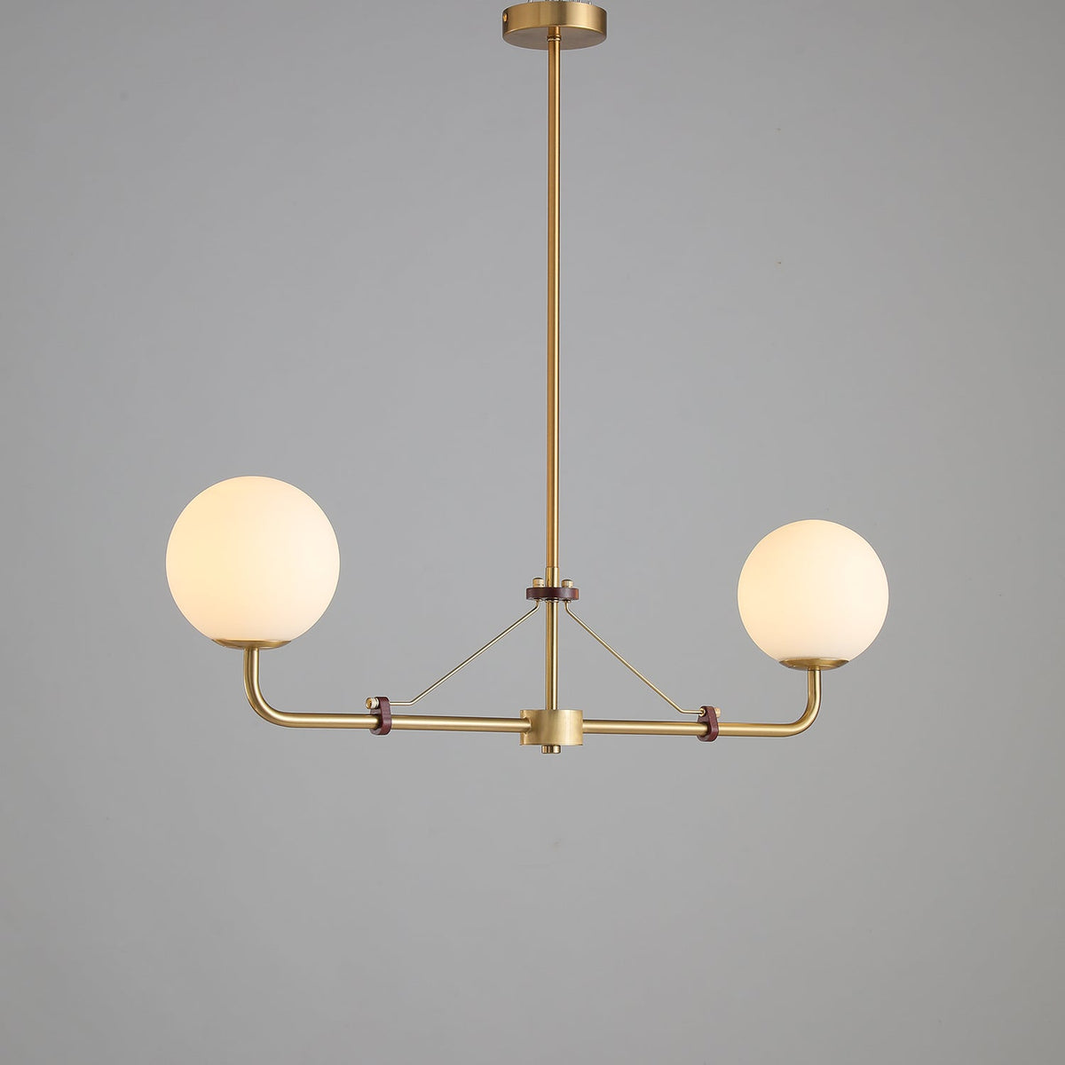 Savanna Chandelier – Modern Glass Globe Pendant Light for Dining Room and Living Room