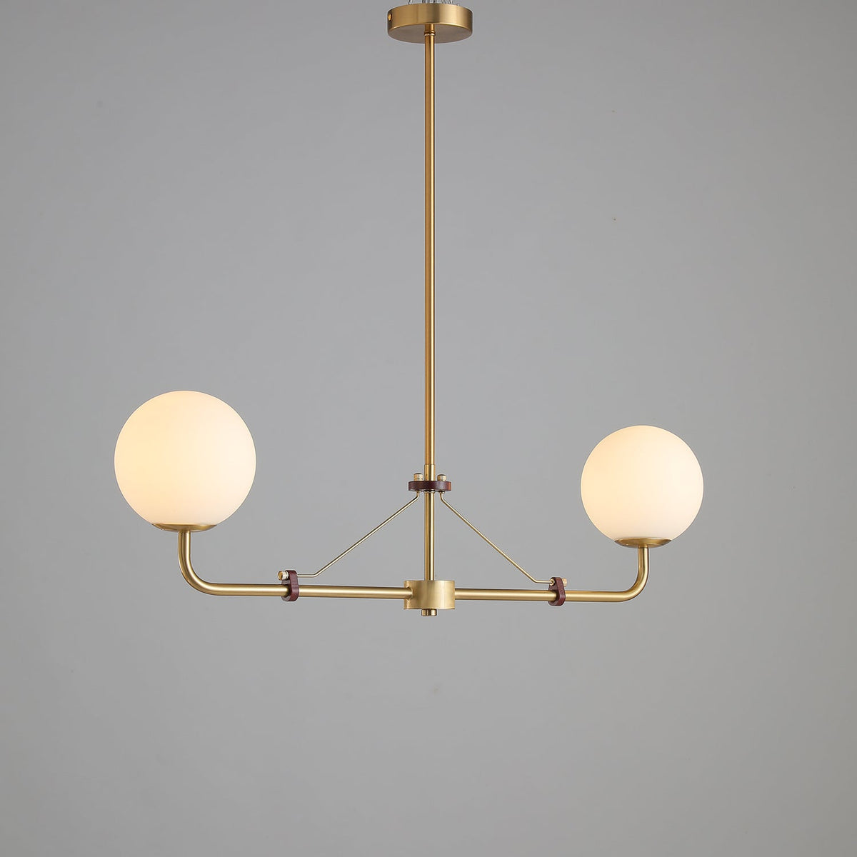 Savanna Chandelier – Modern Glass Globe Pendant Light for Dining Room and Living Room