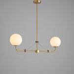 Savanna Chandelier – Modern Glass Globe Pendant Light for Dining Room and Living Room