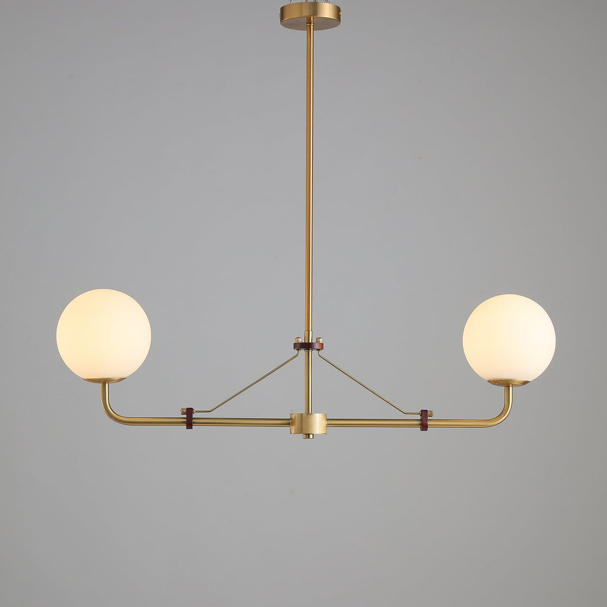 Savanna Chandelier – Modern Glass Globe Pendant Light for Dining Room and Living Room