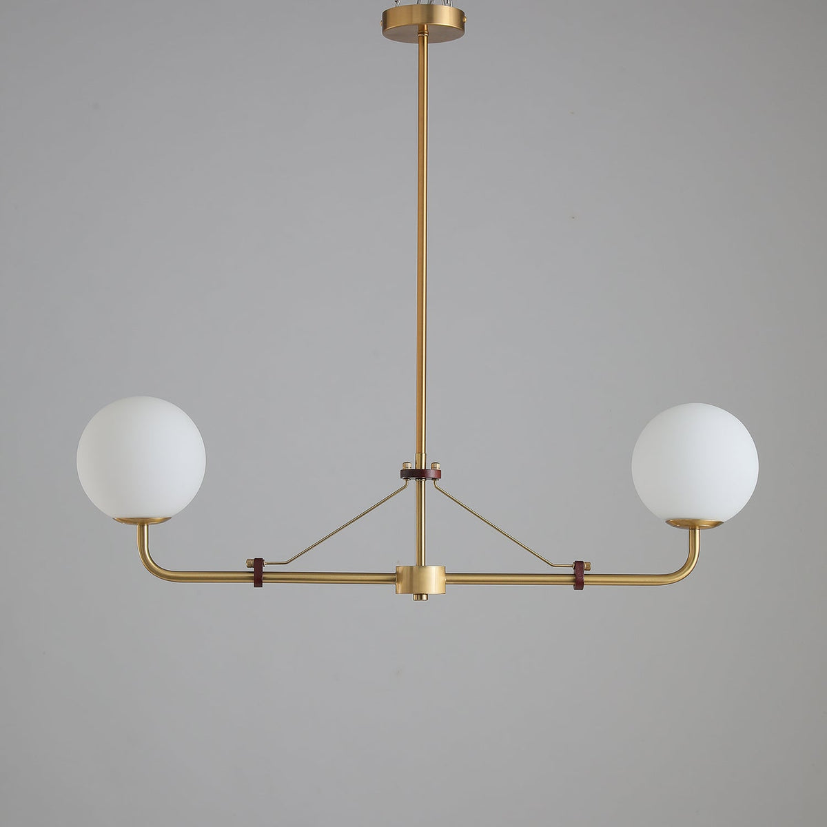 Savanna Chandelier – Modern Glass Globe Pendant Light for Dining Room and Living Room