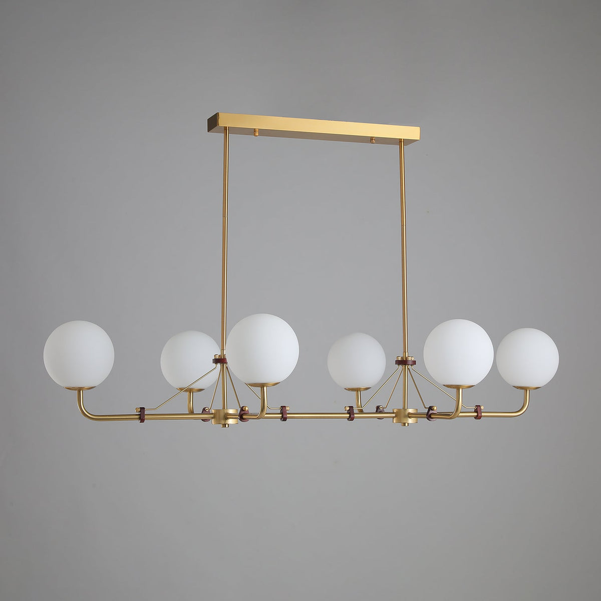 Savanna Chandelier – Modern Glass Globe Pendant Light for Dining Room and Living Room
