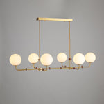 Savanna Chandelier – Modern Glass Globe Pendant Light for Dining Room and Living Room