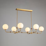 Savanna Chandelier – Modern Glass Globe Pendant Light for Dining Room and Living Room