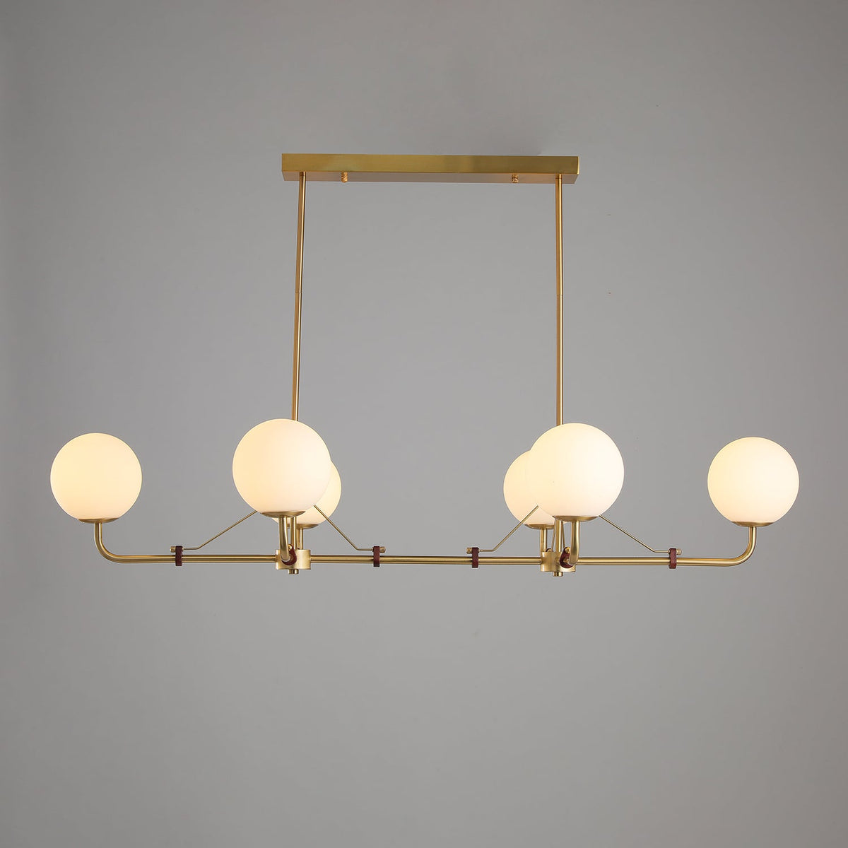 Savanna Chandelier – Modern Glass Globe Pendant Light for Dining Room and Living Room