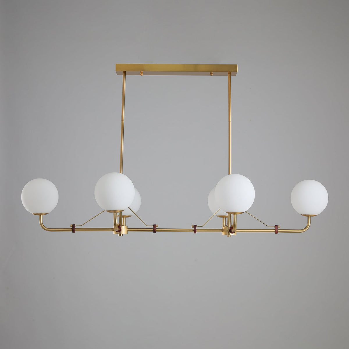 Savanna Chandelier – Modern Glass Globe Pendant Light for Dining Room and Living Room