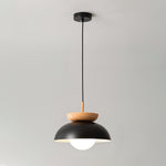 Savie Modern Wood Grain Glass Pendant Light for Dining Room and Kitchen Island
