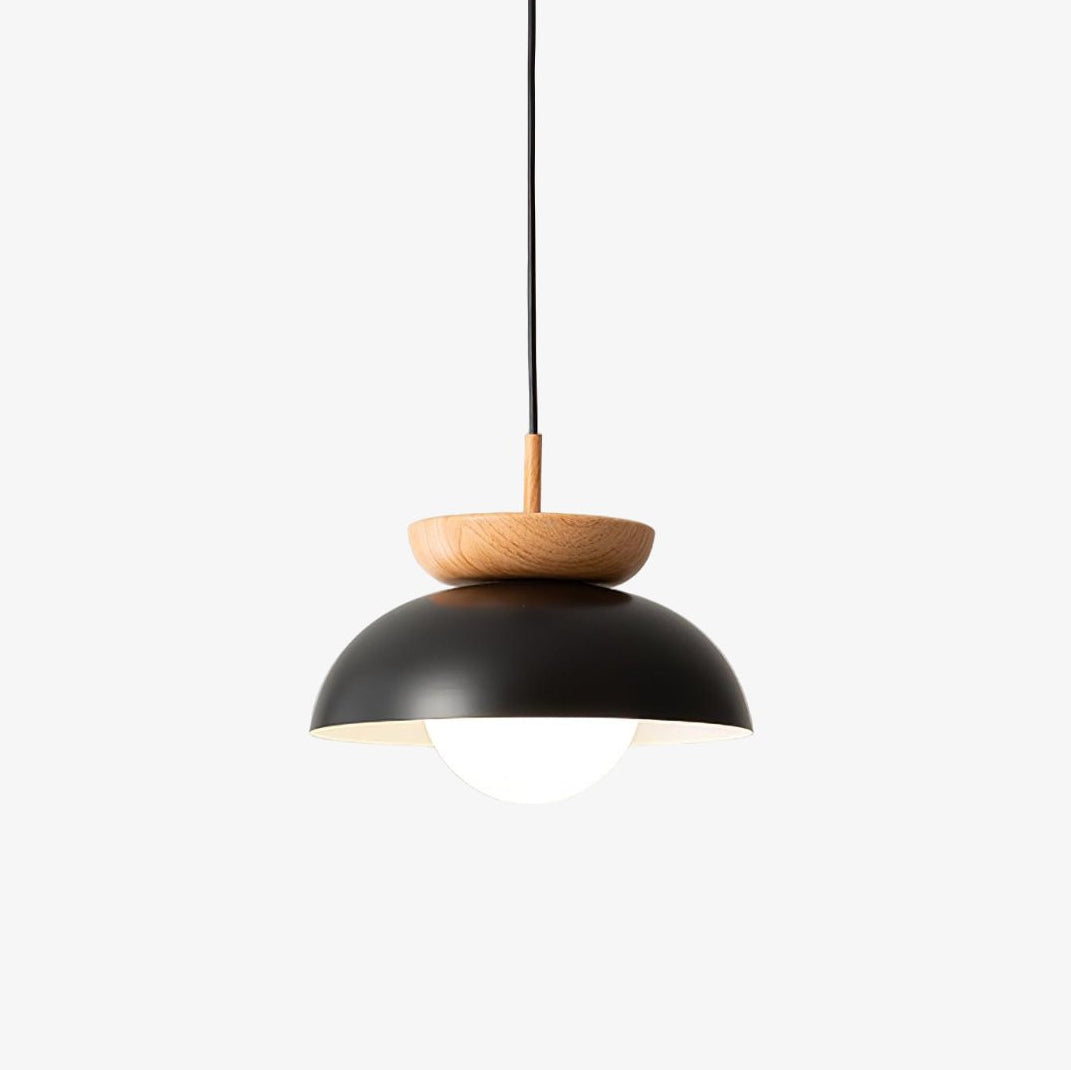 Savie Modern Wood Grain Glass Pendant Light for Dining Room and Kitchen Island