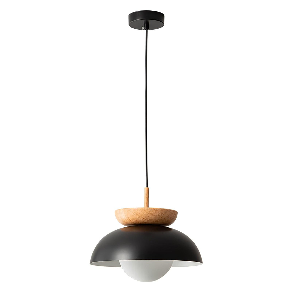 Savie Modern Wood Grain Glass Pendant Light for Dining Room and Kitchen Island