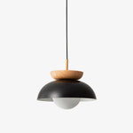 Savie Modern Wood Grain Glass Pendant Light for Dining Room and Kitchen Island