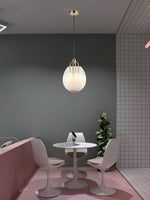 Sawyer Pendant Light in Brass and Sfumato Glass