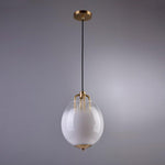 Sawyer Pendant Light in Brass and Sfumato Glass