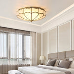 Scalloped Flush Ceiling Light