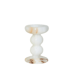 Sculpted Jade Candle Holder – Natural Stone Tabletop Decor