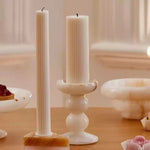 Sculpted Jade Candle Holder – Natural Stone Tabletop Decor