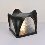 Sculptform Solar Outdoor Post Light – Modern Curved LED Garden Lamp