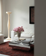 Sculptural Resin Floor Lamp with Integrated LED for Modern Interiors