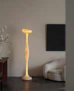 Sculptural Resin Floor Lamp with Integrated LED for Modern Interiors