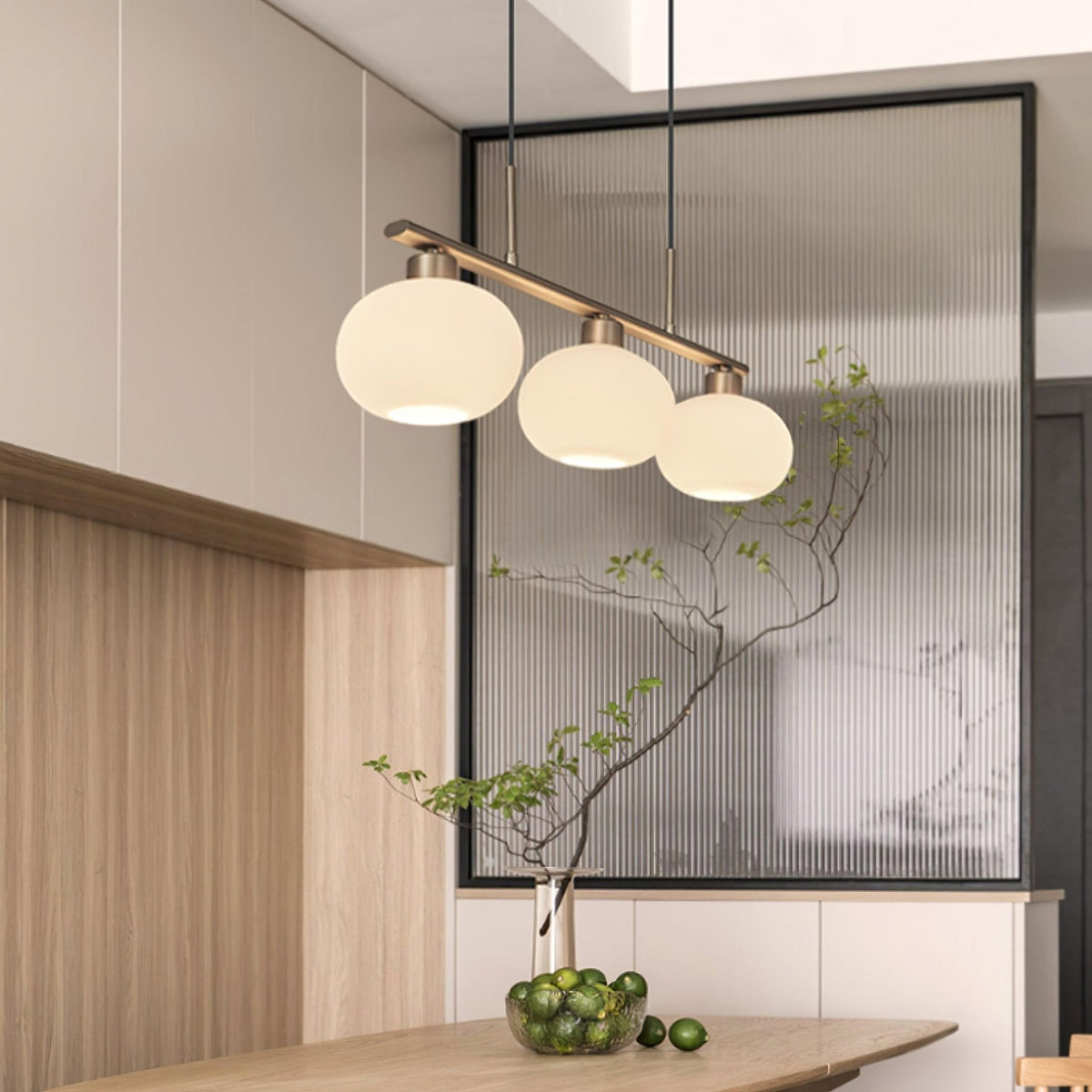Sculptural 3 Pendant Light