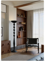Sculptural Geometric Stack Floor Lamp for Modern Interiors