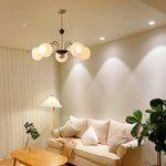 sculptural-glass-ribbed-chandelier