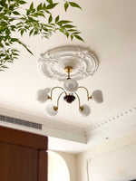 sculptural-glass-ribbed-chandelier