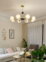 sculptural-glass-ribbed-chandelier
