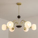 sculptural-glass-ribbed-chandelier