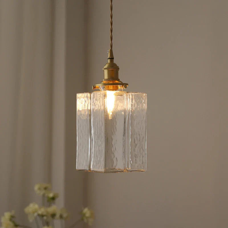 Alloliving Modern Retro Glass Pendant Lamp
