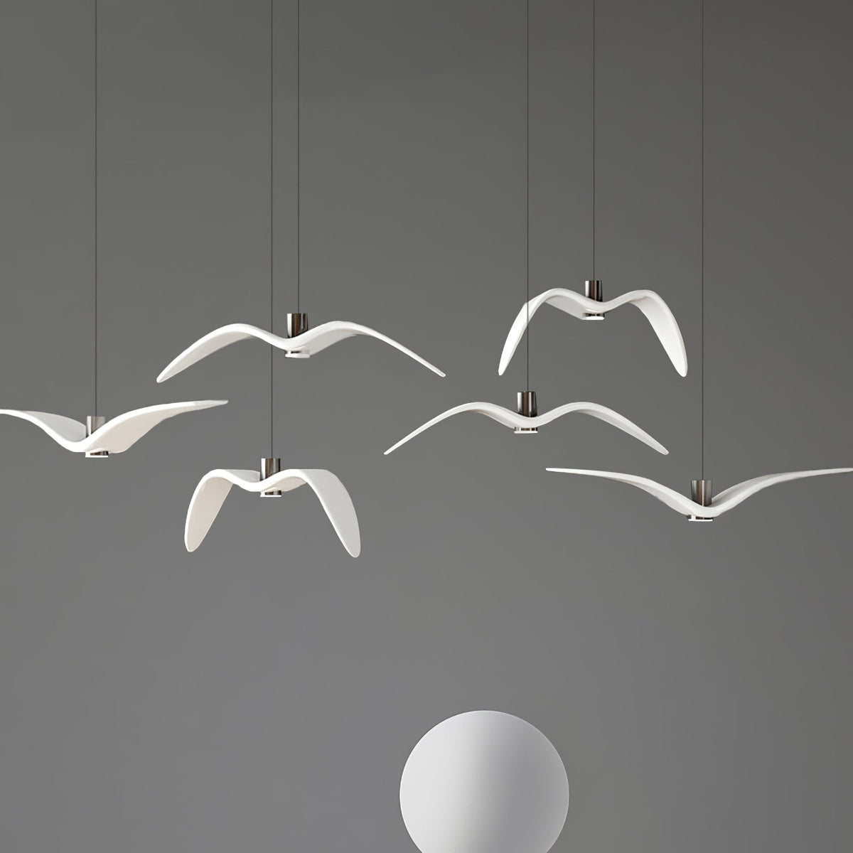 Aviara LED Pendant Light – Modern Aluminum Bird-Inspired Ceiling Lamp