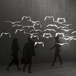 Aviara LED Pendant Light – Modern Aluminum Bird-Inspired Ceiling Lamp