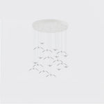 Aviara LED Pendant Light – Modern Aluminum Bird-Inspired Ceiling Lamp