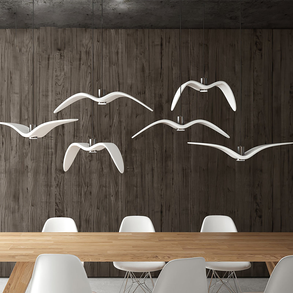 Aviara LED Pendant Light – Modern Aluminum Bird-Inspired Ceiling Lamp