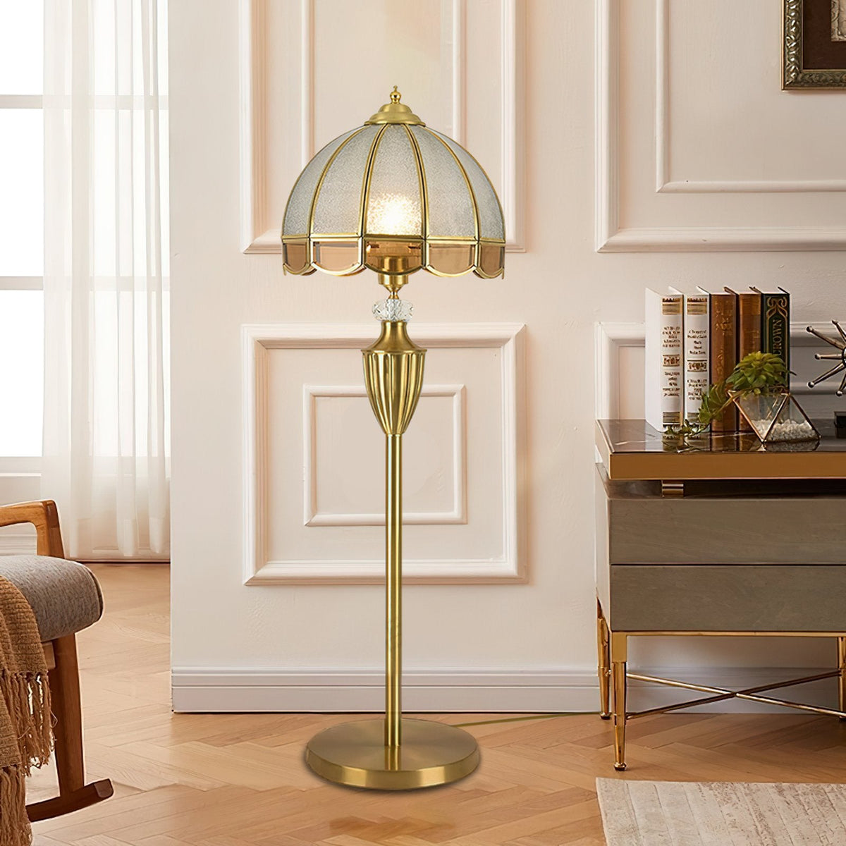 Sector Glass Floor Lamp