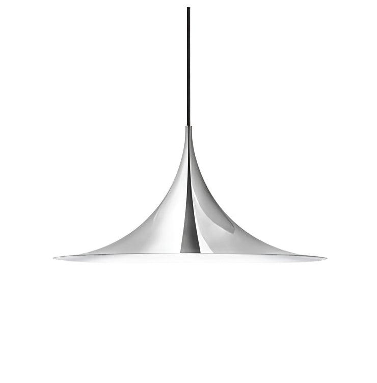 Semi Arch Pendant Light – Designer Aluminum Swag Lamp for Dining & Living Spaces