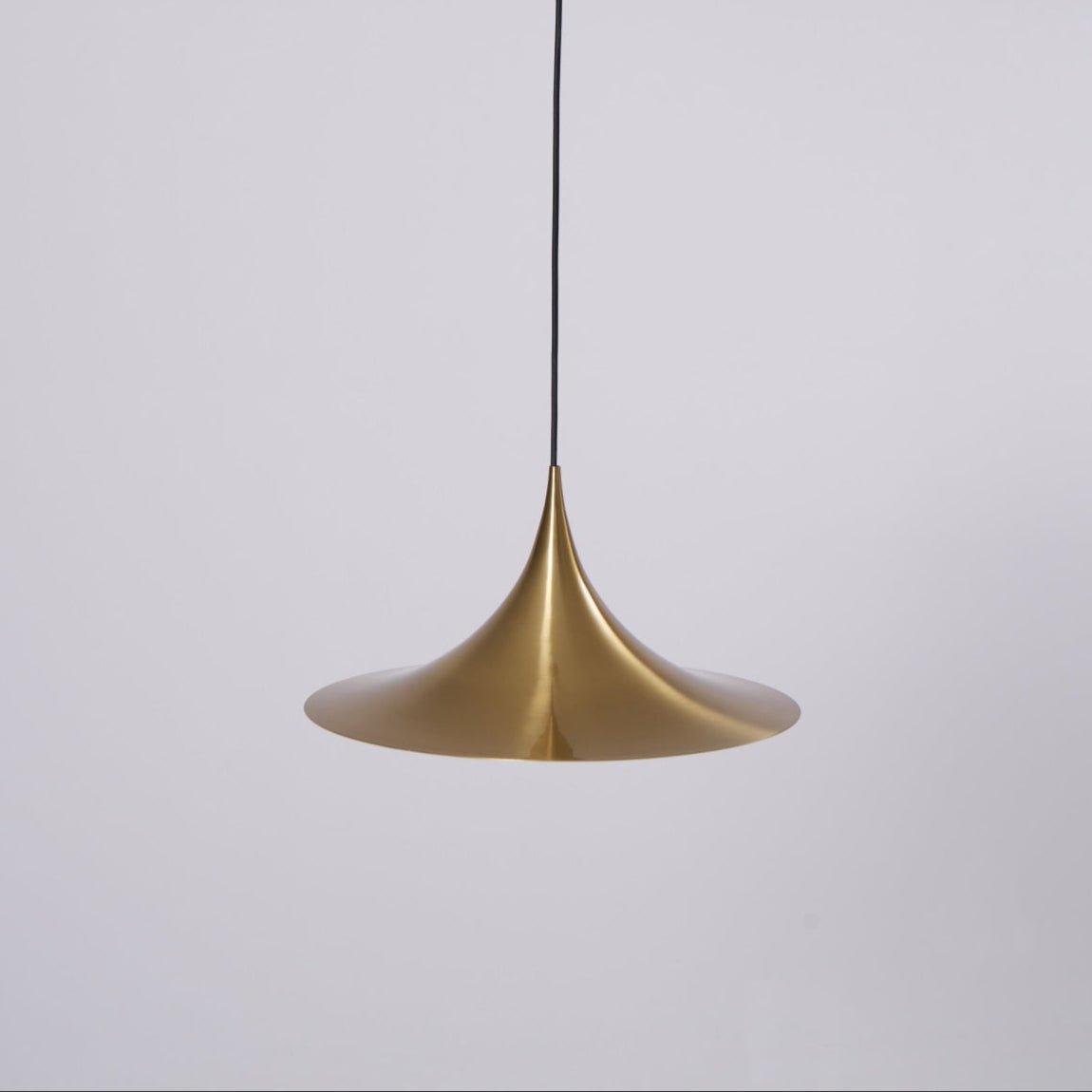 Semi Arch Pendant Light – Designer Aluminum Swag Lamp for Dining & Living Spaces