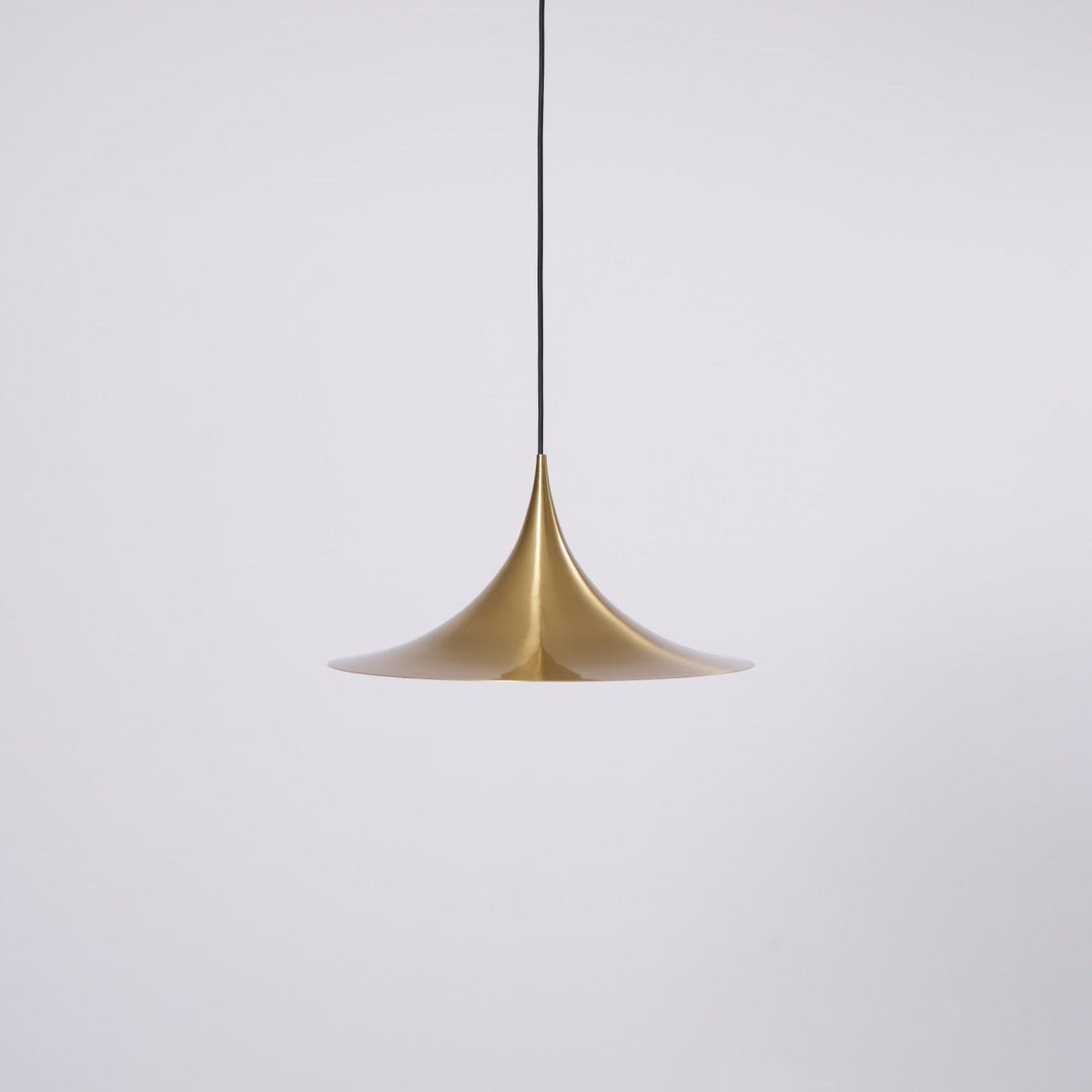 Semi Arch Pendant Light – Designer Aluminum Swag Lamp for Dining & Living Spaces