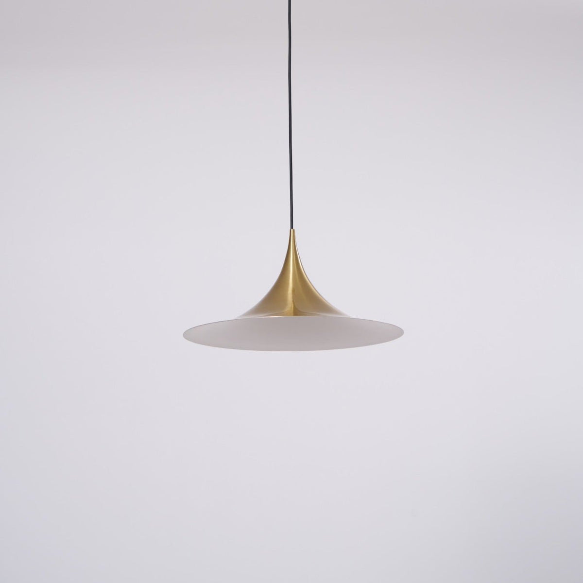 Semi Arch Pendant Light – Designer Aluminum Swag Lamp for Dining & Living Spaces