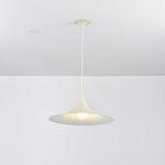 Semi Arch Pendant Light – Designer Aluminum Swag Lamp for Dining & Living Spaces